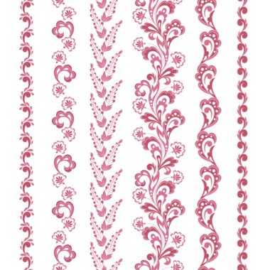 Çiçeksiz hudutlar. vektör tasarımı ögesi