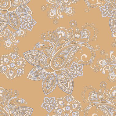 Çiçeksiz şal desenli vektör deseni