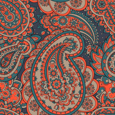 Şalsız desenli. Asya tarzı vektör arkaplanı