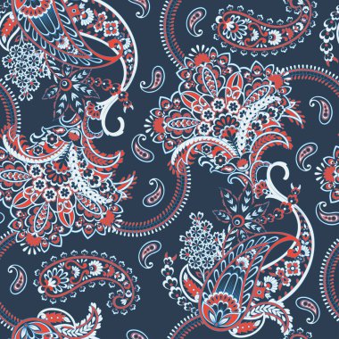 Dikişsiz çiçek desenli desen