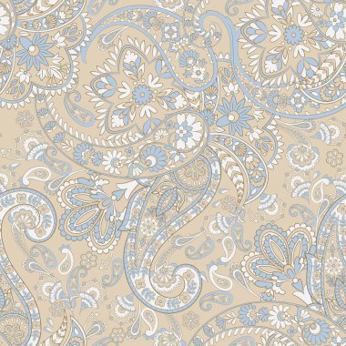 Çiçek desenli kumaş desenli vektör çizimi. etnik geçmiş