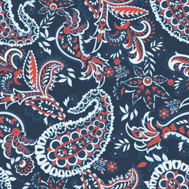 Şal desenli kumaş arka plan. Vektör vintage deseni