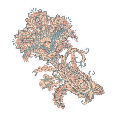 izole edilmiş desenli vektör süsü