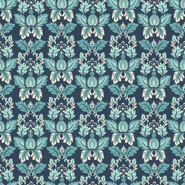 Fundo Vintage Sem Costura Fundo Vetor Para Design Têxtil — Vetor de Stock