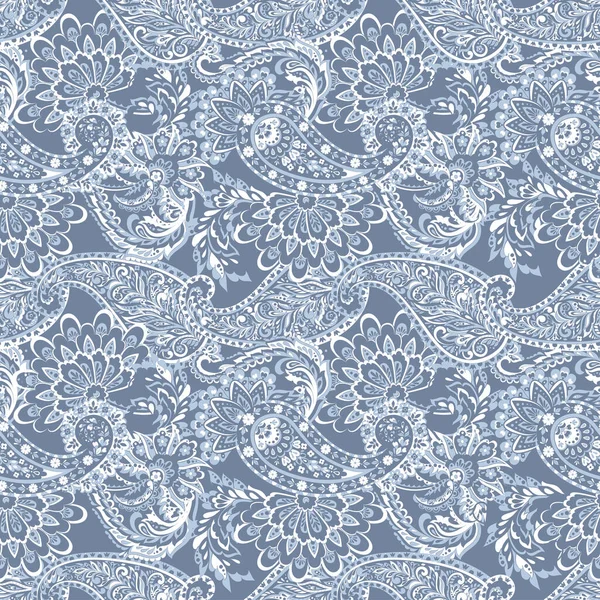 Hint tarzında kusursuz desenli. Çiçek vektör illüstrasyonu