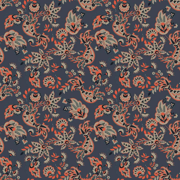 Paisley Padrão Sem Costura Ornamental — Vetor de Stock