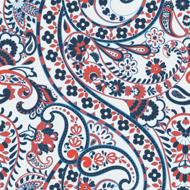 desenli seamless modeli. Vektör çiçek arka plan