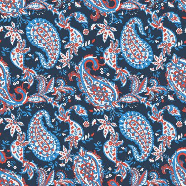 Çiçek desenli, desenli vektör çizimi. pürüzsüz arkaplan