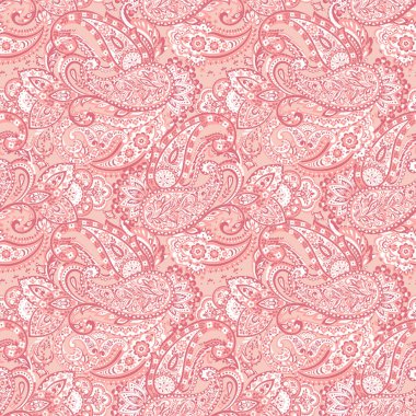 Şal desenli. Kusursuz eski çiçek arkaplanı