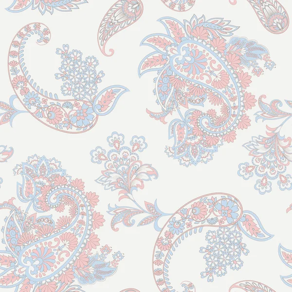 Paisley Nahtloses Muster Vektorethnische Ornamente — Stockvektor