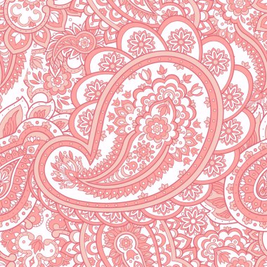 Şal desenli. Kusursuz eski çiçek arkaplanı