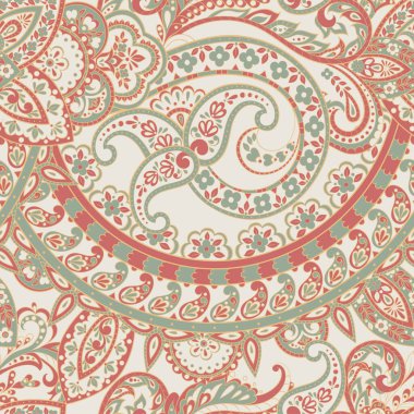 Kusursuz bir etnik geçmiş. Tekstil tasarımı için vektör arkaplanı