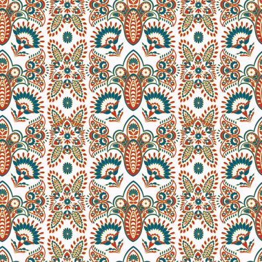 Hint Batik Tarzı 'nda Çiçeksiz Desen