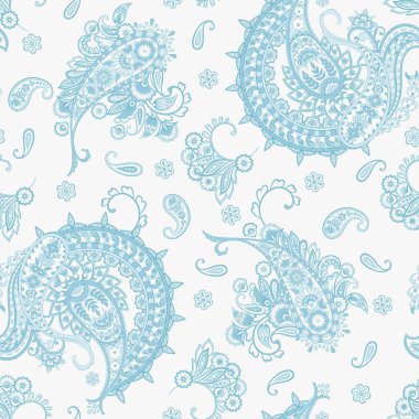Paisley dikişsiz desen. Batik biçiminde vintage arkaplan