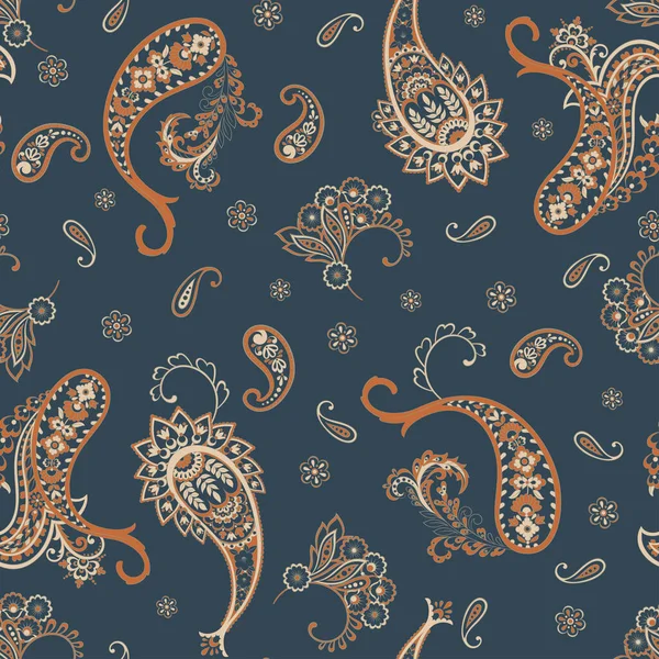 Damask Vector Seamless Paisley Pattern — Archivo Imágenes Vectoriales