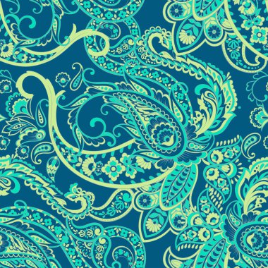 Şal desensiz vektör deseni. batik biçimi arkaplanı