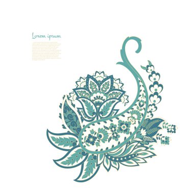 Damask Paisley münzevi süsü