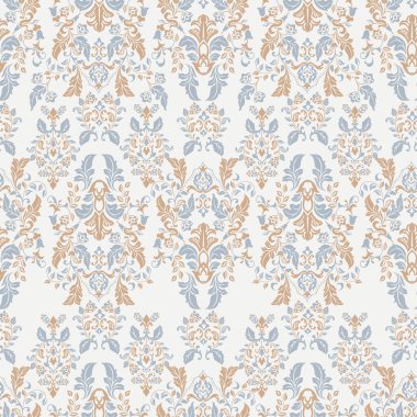 Kusursuz vintage vektör arkaplanı. Vektör duvar kağıdı barok biçimi