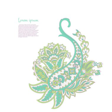 Damask Paisley münzevi süsü