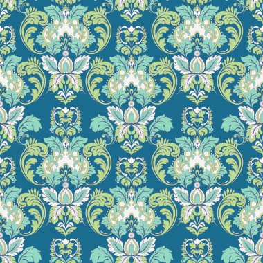Kusursuz vintage vektör arkaplanı. Vektör duvar kağıdı barok biçimi