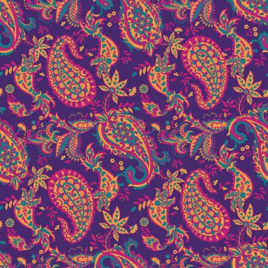 Çiçek desenli, desenli vektör çizimi. pürüzsüz arkaplan