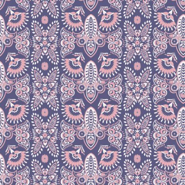 Hint Batik Tarzı 'nda Çiçeksiz Desen