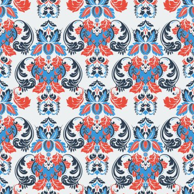 Kusursuz vintage vektör arkaplanı. Vektör duvar kağıdı barok biçimi