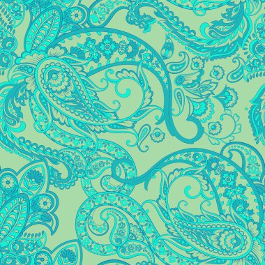 Şal desensiz vektör deseni. batik biçimi arkaplanı