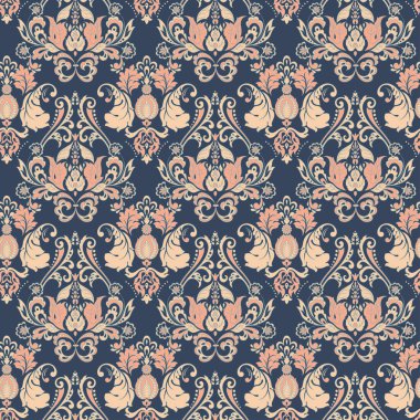 Kusursuz bir geçmiş. Tekstil tasarımı için vektör arkaplanı