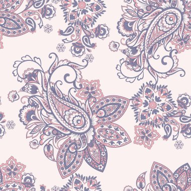 Çiçeksiz şal desenli vektör deseni