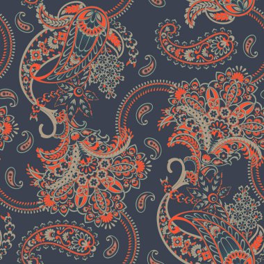 Dikişsiz çiçek desenli desen