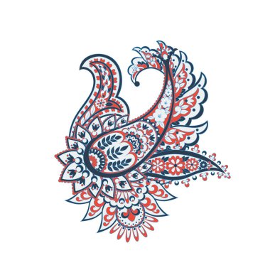 izole edilmiş desenli vektör süsü