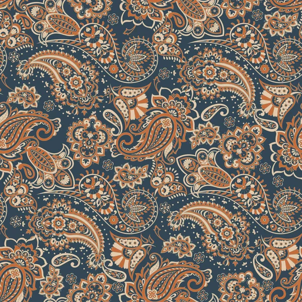 Paisley Damask süsü. Kusursuz Vektör deseni