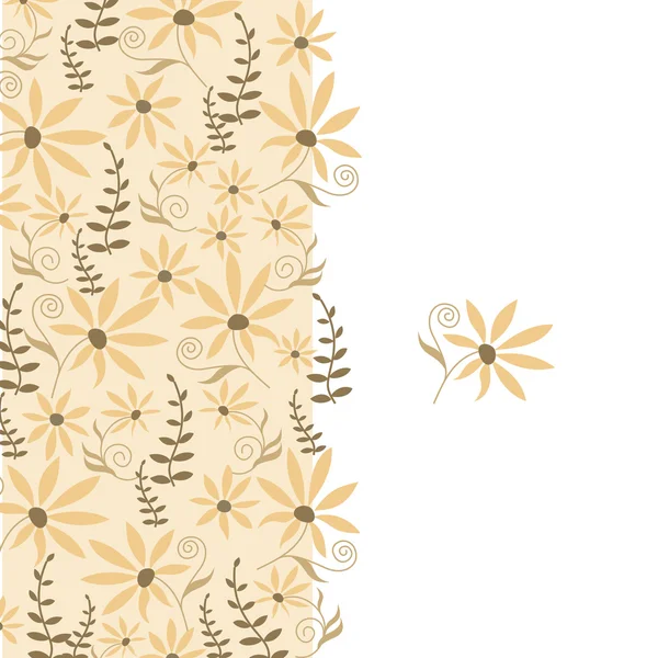 Cartão com flor de pêssego — Vetor de Stock