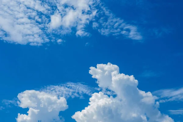 Langit Biru Dan Awan Abu Abu Dalam Cuaca Baik Latar — Stok Foto