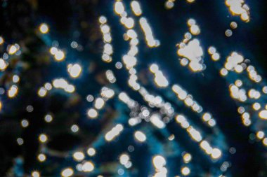 Suyun üzerindeki güneş ışınlarının güzel yansıması.