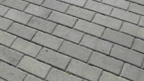 人行道上混凝土路面的结构 — 图库照片