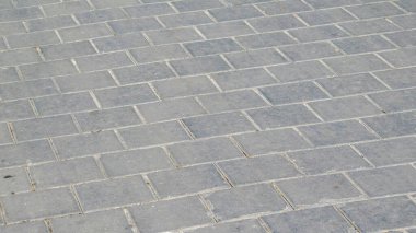 Kaldırımda beton kaldırım dokusu