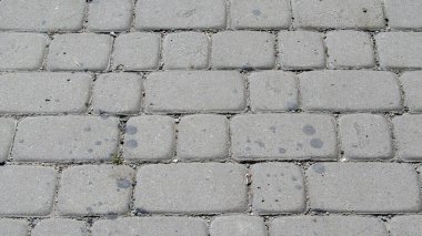 Kaldırımda beton kaldırım dokusu