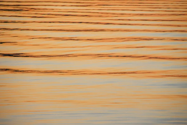 Закат Блики Воде Пруду — стоковое фото