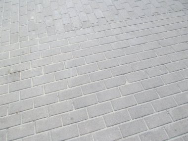 Arka planlar için parktaki beton kaldırım dokusu