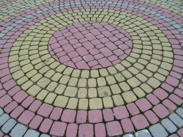 Texture of concrete pavement on the sidewalk for backgrounds