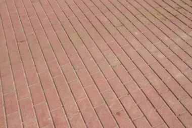 Arka planlar için sokakta renkli beton kaldırım dokusu