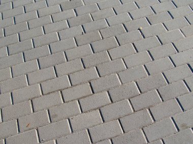 Kaldırımda ve kaldırımda arka plan ve dokular için renkli beton kaldırım