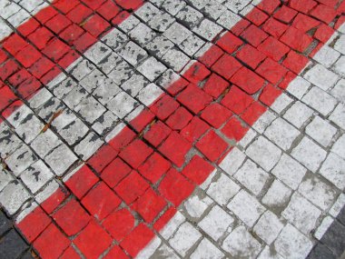 Kaldırımdaki beton kaldırım dokusu arka planlar için.