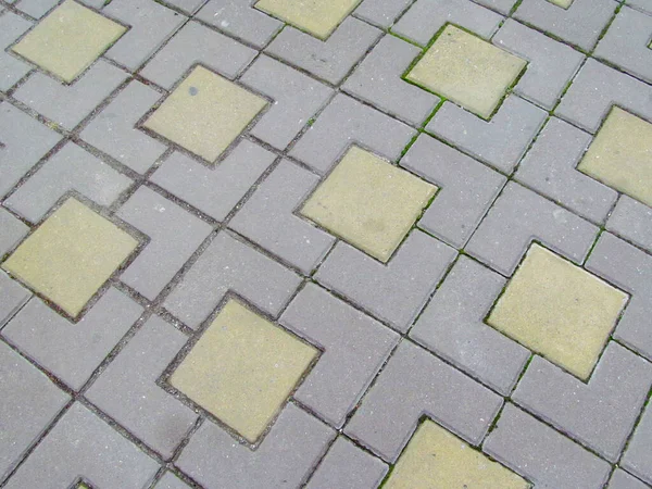 Textur Des Betonpflasters Auf Dem Bürgersteig Für Hintergründe — Stockfoto