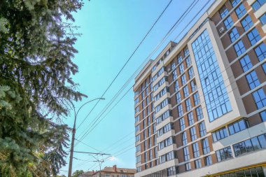 Residential apartment building near the park