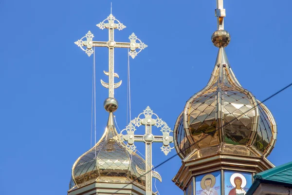 Tető Ukrán Templom Ternopil — Stock Fotó