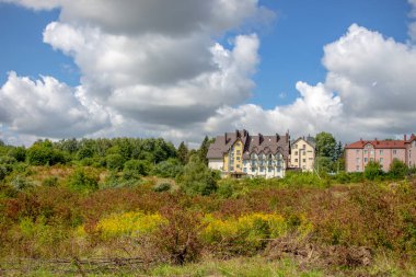 Ternopil, Ukrayna 'da çok katlı bir bina.