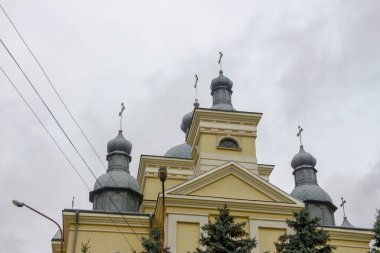 Ukrayna 'nın Ternopil, Ukrayna' daki Yunan Katolik Kilisesi 'nin inşası